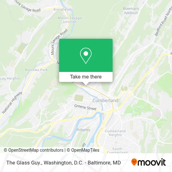 The Glass Guy. map