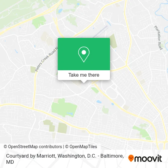 Courtyard by Marriott map