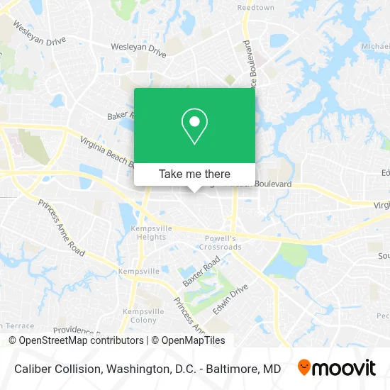 Caliber Collision map