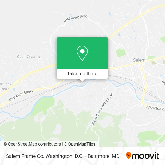 Salem Frame Co map
