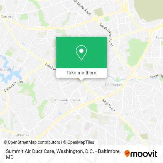 Summit Air Duct Care map