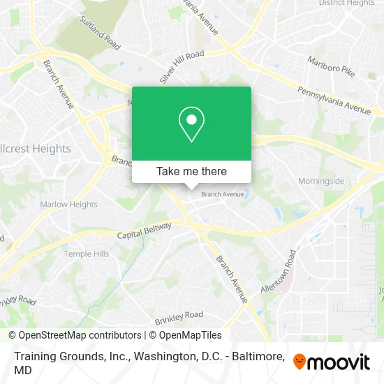 Training Grounds, Inc. map