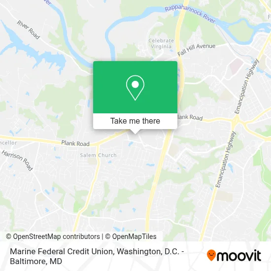 Marine Federal Credit Union map