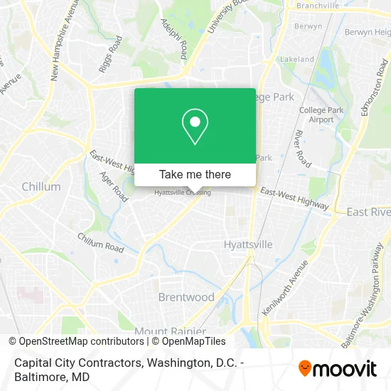 Capital City Contractors map