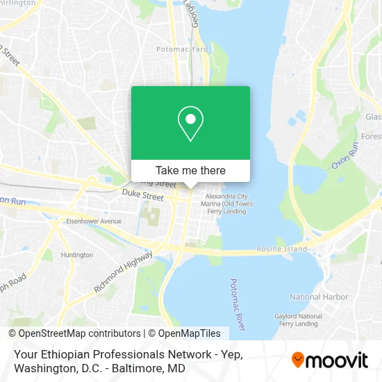 Your Ethiopian Professionals Network - Yep map