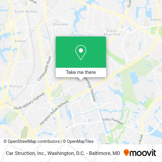Car Struction, Inc. map
