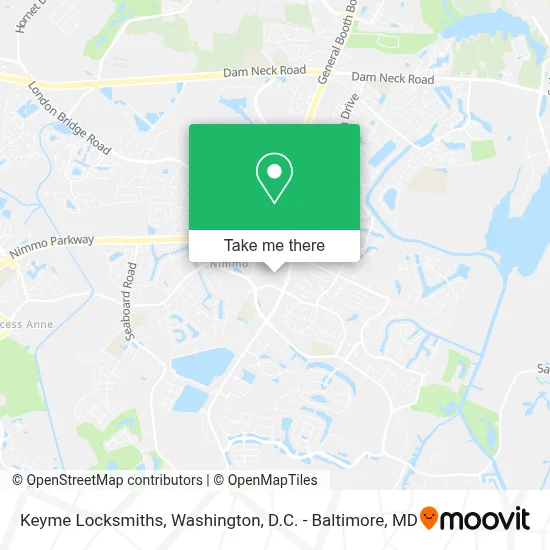 Keyme Locksmiths map