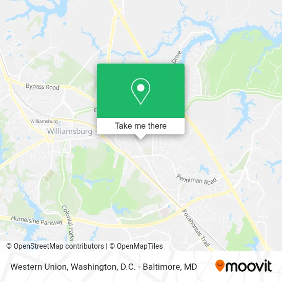 Western Union map