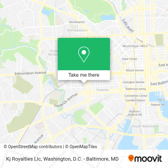 Kj Royalties Llc map