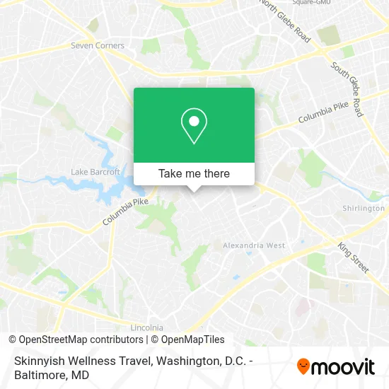 Skinnyish Wellness Travel map