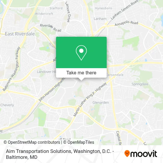 Aim Transportation Solutions map