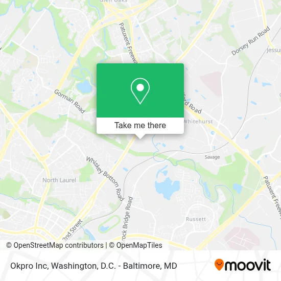 Okpro Inc map