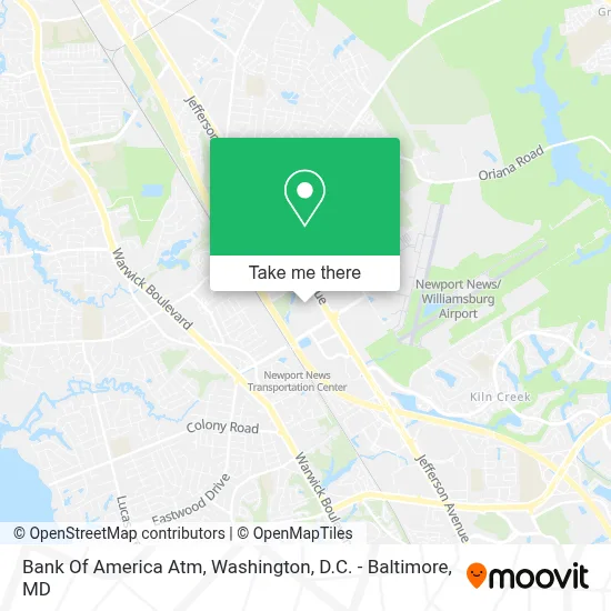 Bank Of America Atm map