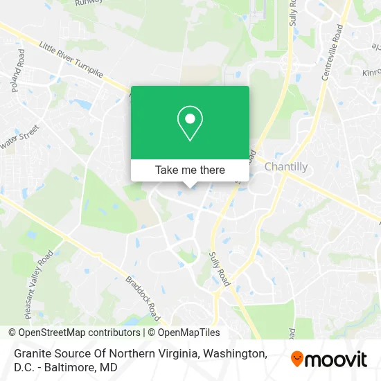 Granite Source Of Northern Virginia map