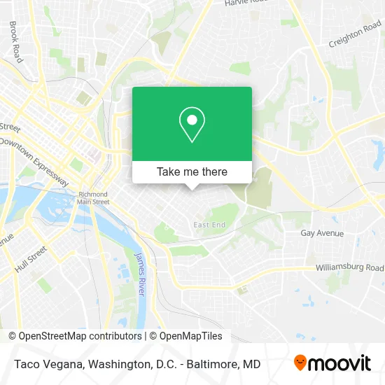 Taco Vegana map