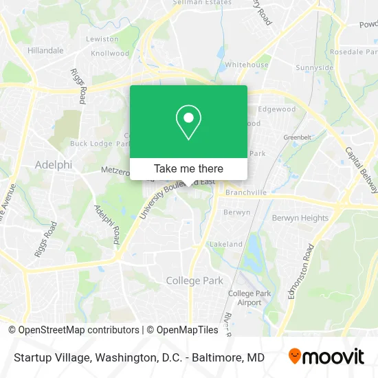 Startup Village map