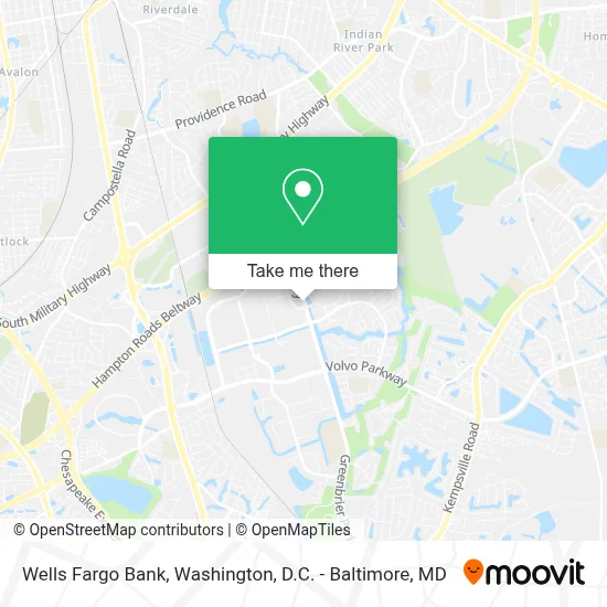 Wells Fargo Bank map