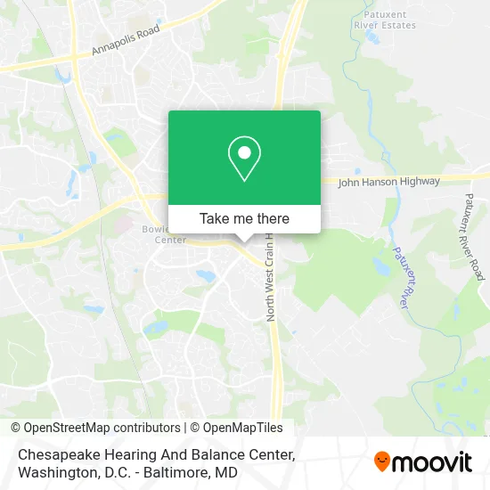 Chesapeake Hearing And Balance Center map