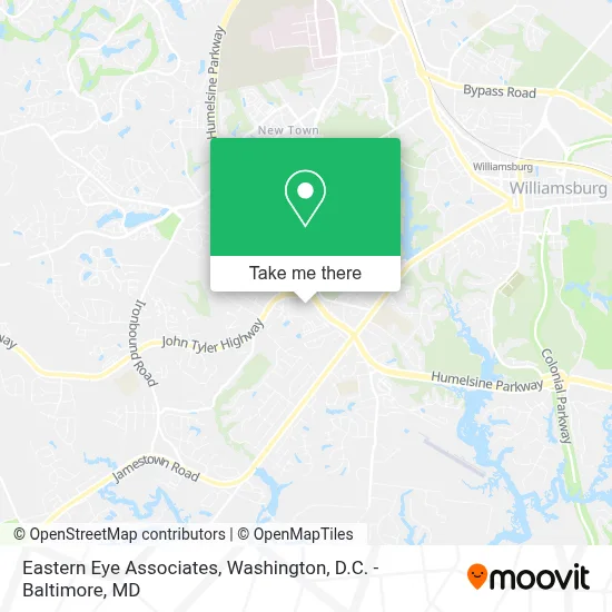 Eastern Eye Associates map