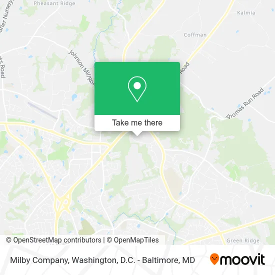 Milby Company map