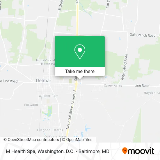 M Health Spa map