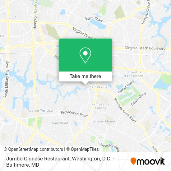 Jumbo Chinese Restaurant map