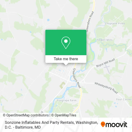 Sonzone Inflatables And Party Rentals map