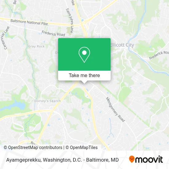 Ayamgeprekku map