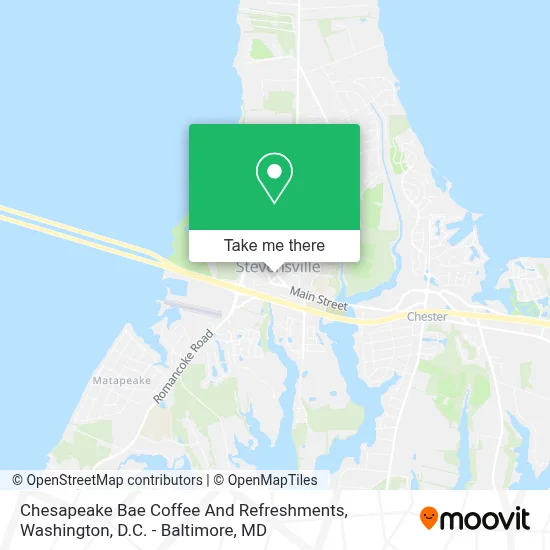 Chesapeake Bae Coffee And Refreshments map