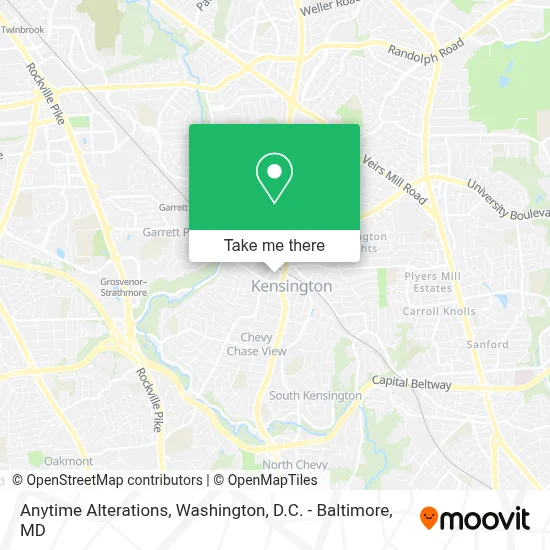 Anytime Alterations map