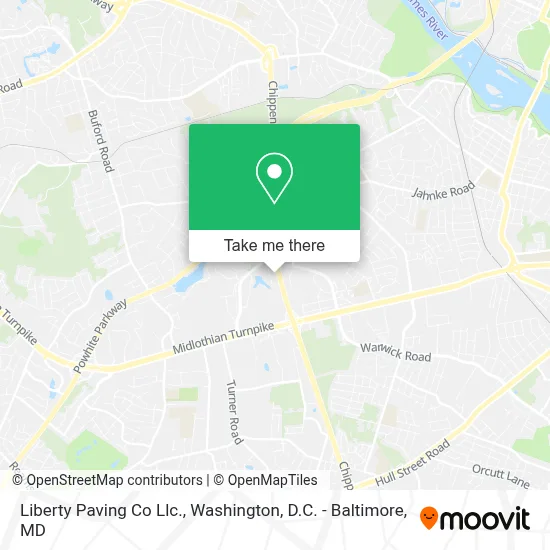 Liberty Paving Co Llc. map