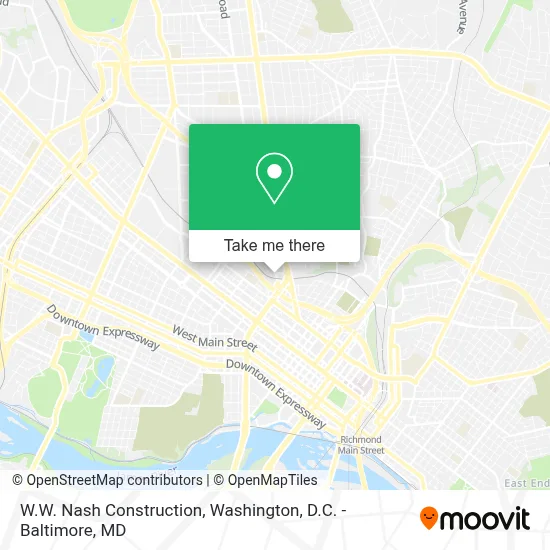 W.W. Nash Construction map