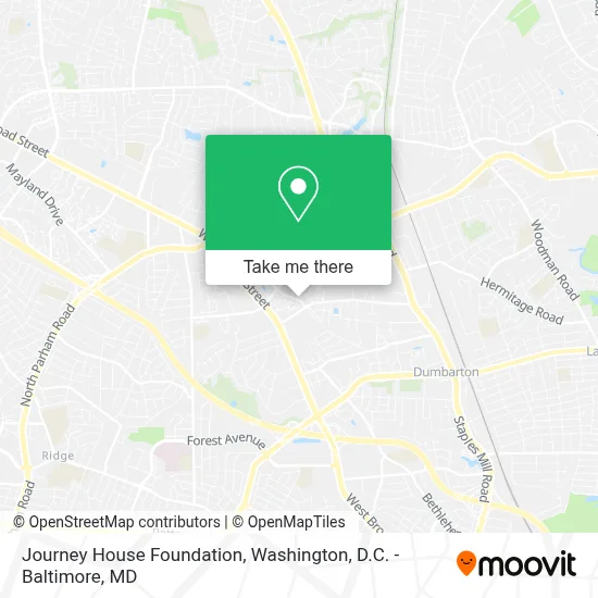 Journey House Foundation map