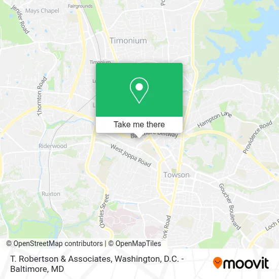 T. Robertson & Associates map