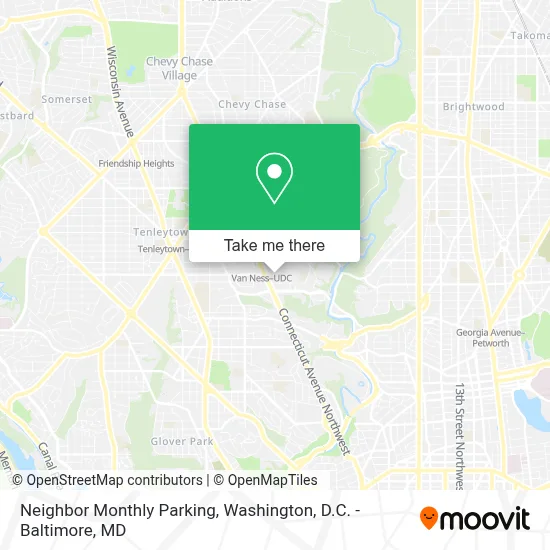 Neighbor Monthly Parking map