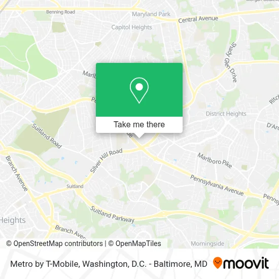Metro by T-Mobile map