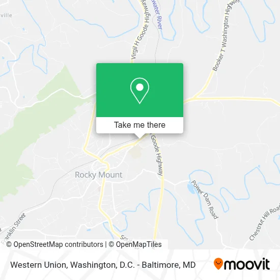 Western Union map