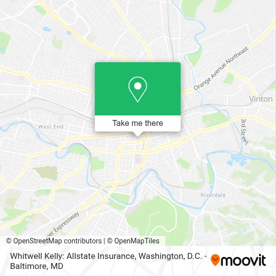 Whitwell Kelly: Allstate Insurance map