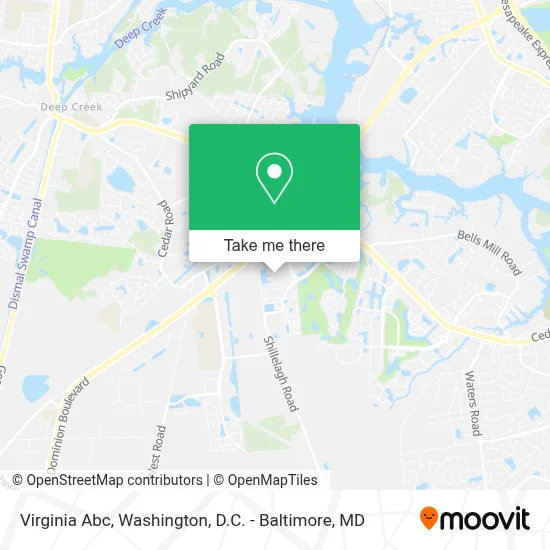 Virginia Abc map