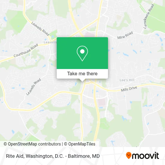 Rite Aid map