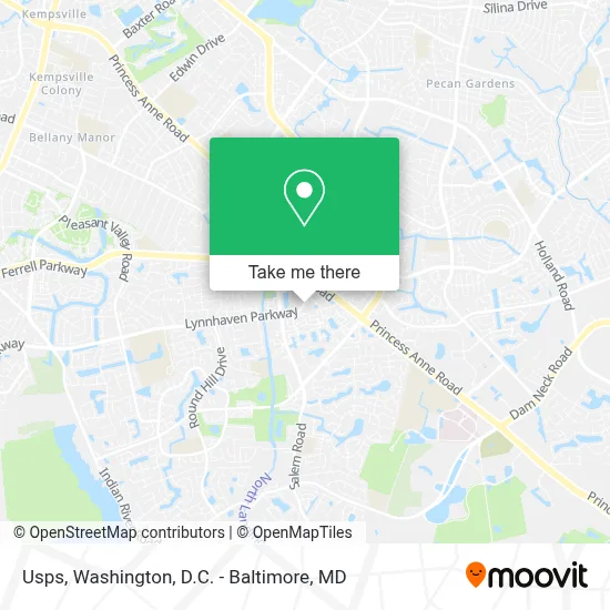 Usps map