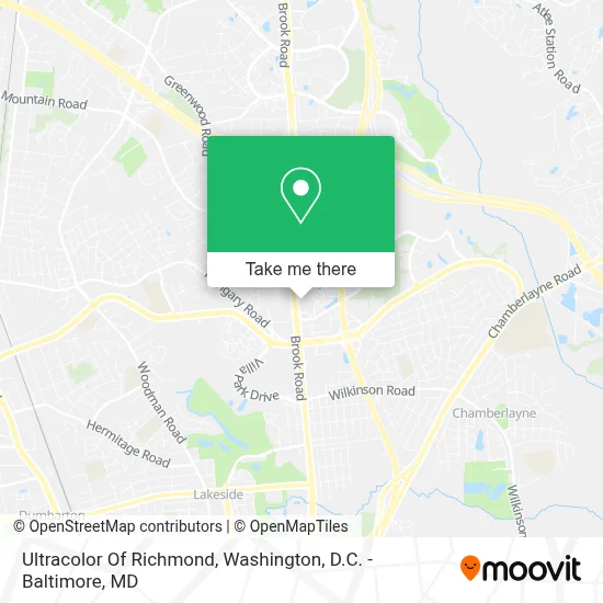 Ultracolor Of Richmond map
