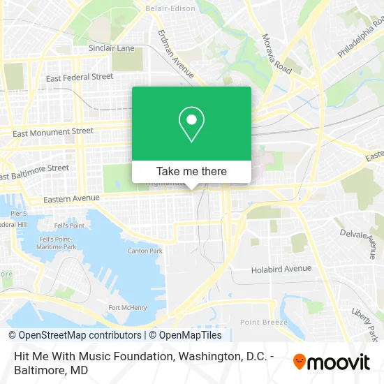 Hit Me With Music Foundation map