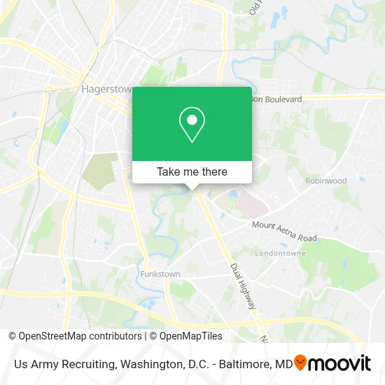 Us Army Recruiting map