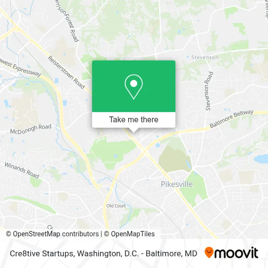 Cre8tive Startups map