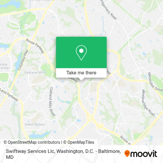 Swiftway Services Llc map
