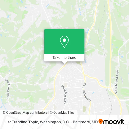 Her Trending Topic map
