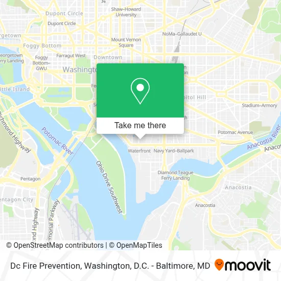 Dc Fire Prevention map