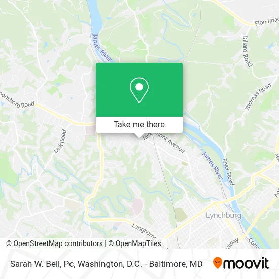 Sarah W. Bell, Pc map