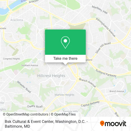 Bsk Cultural & Event Center map